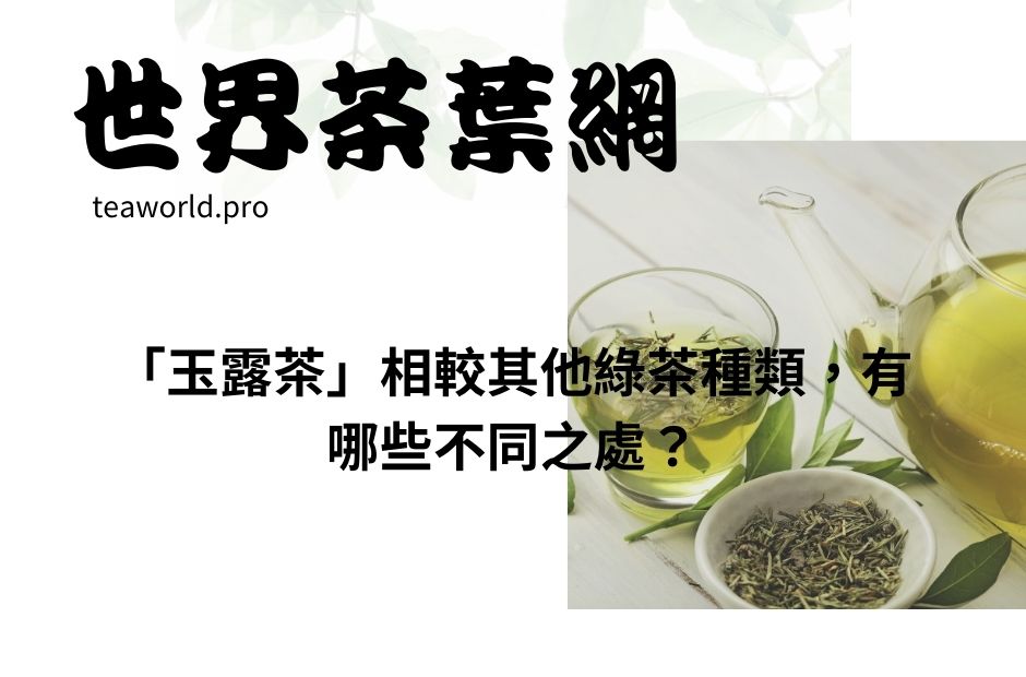 「玉露茶」相較其他綠茶種類，有哪些不同之處？