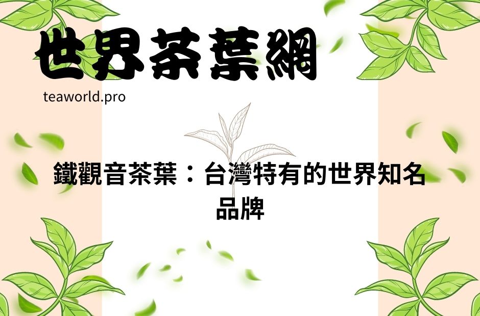 鐵觀音茶葉：台灣特有的世界知名品牌