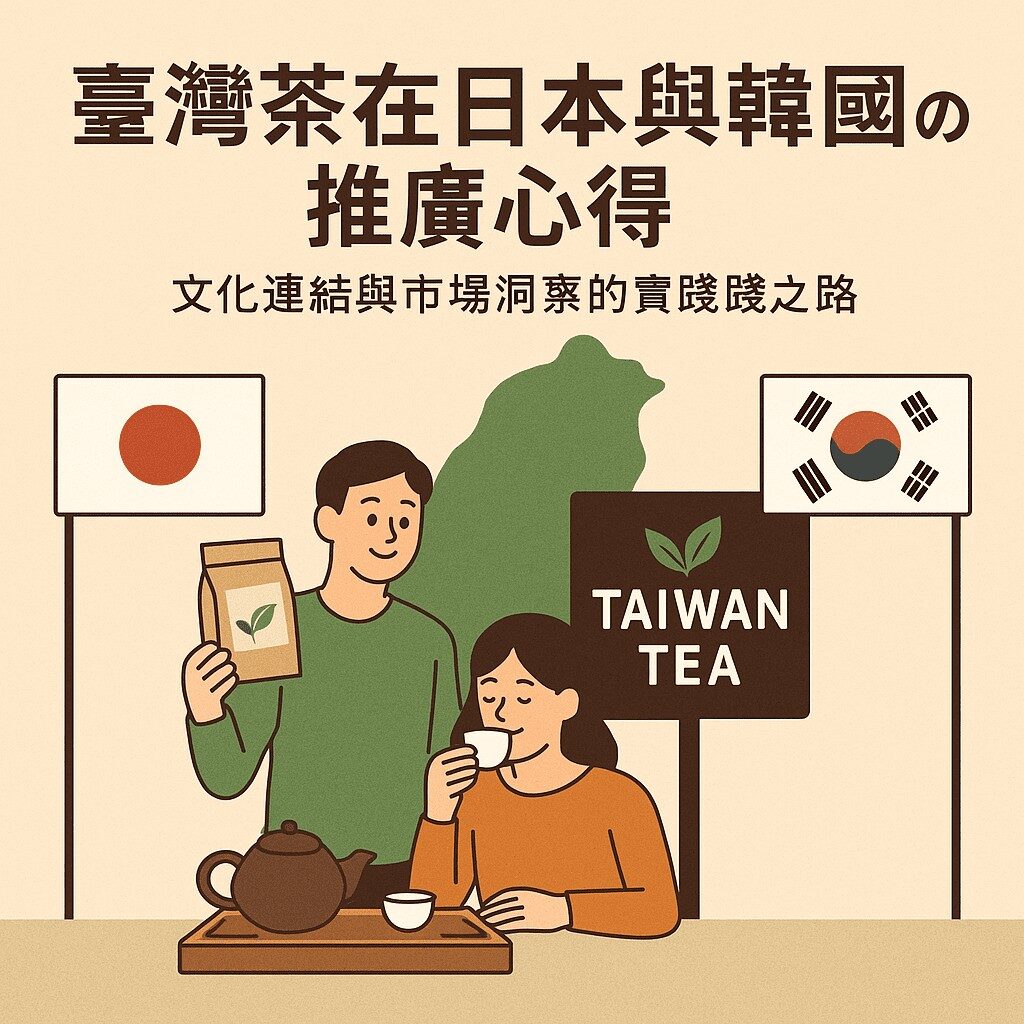 台灣茶在日本與韓國的推廣心得:文化連結與市場洞察的實踐之路 台灣茶在日本與韓國的推廣心得:文化連結與市場洞察的實踐之路